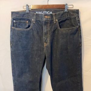 Nautical dark wash jeans